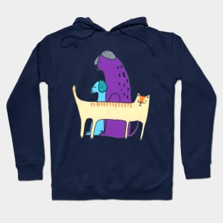 Cats And Dogs Hoodie